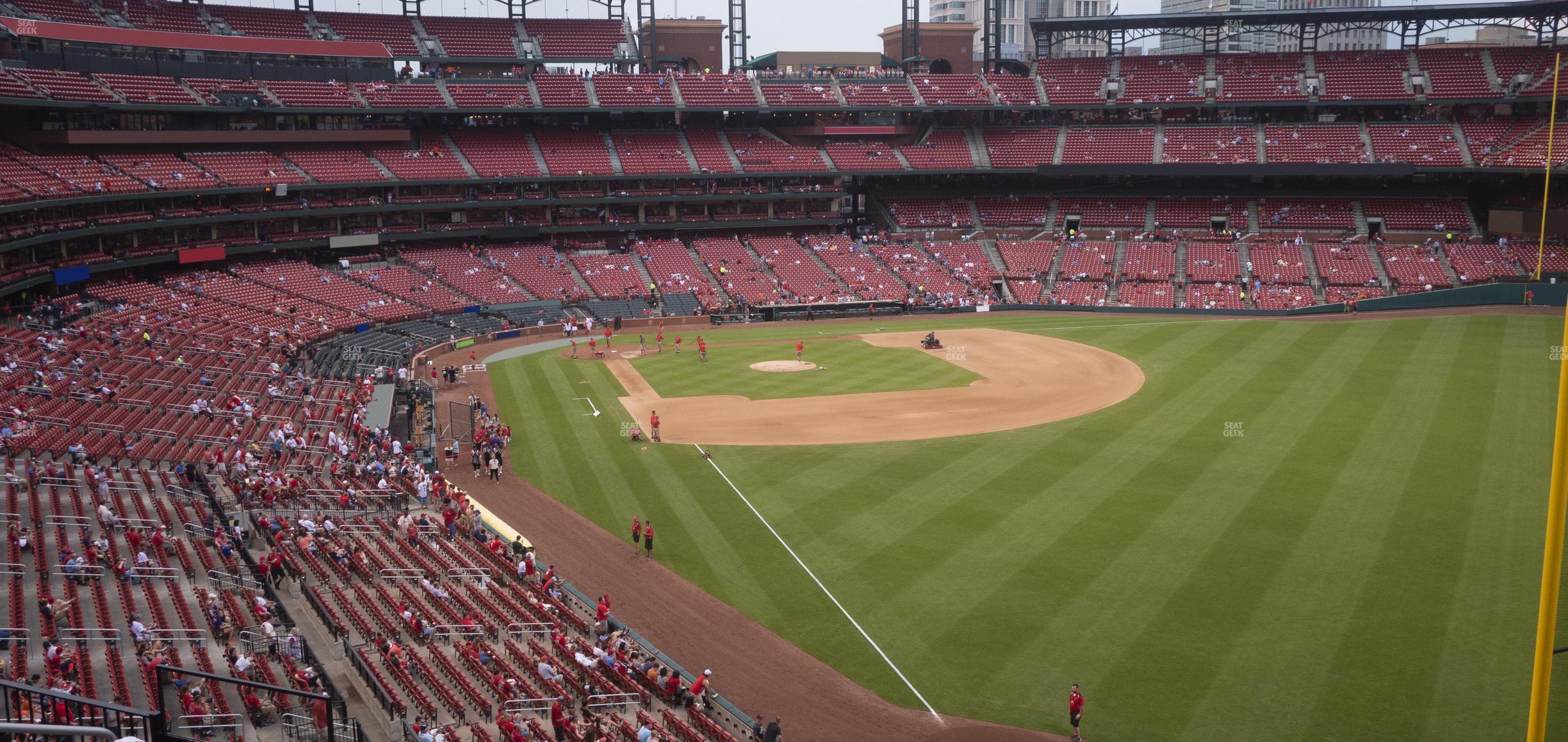 Seating view for Busch Stadium Section Right Field Loge 231