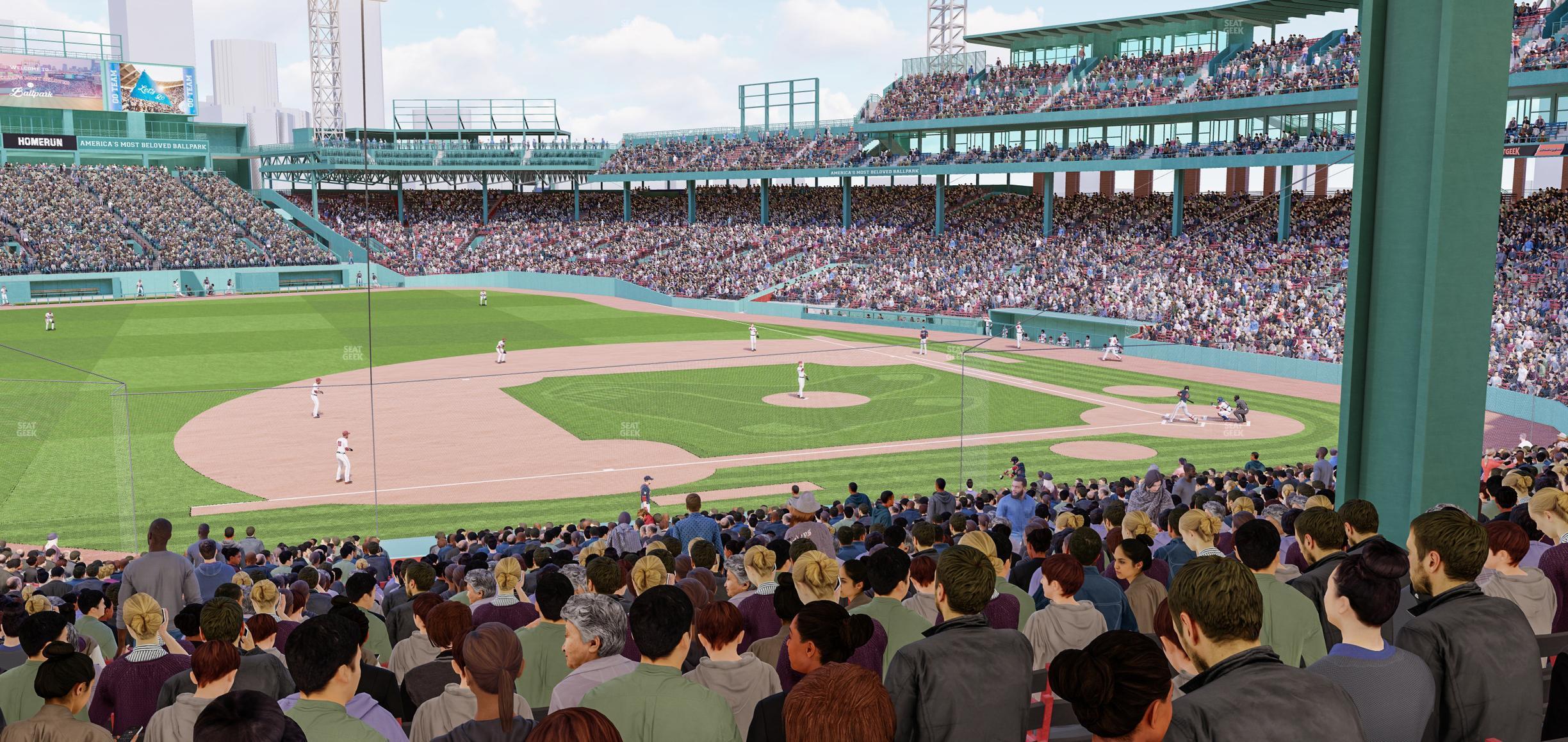 Seating view for Fenway Park Section Grandstand 27