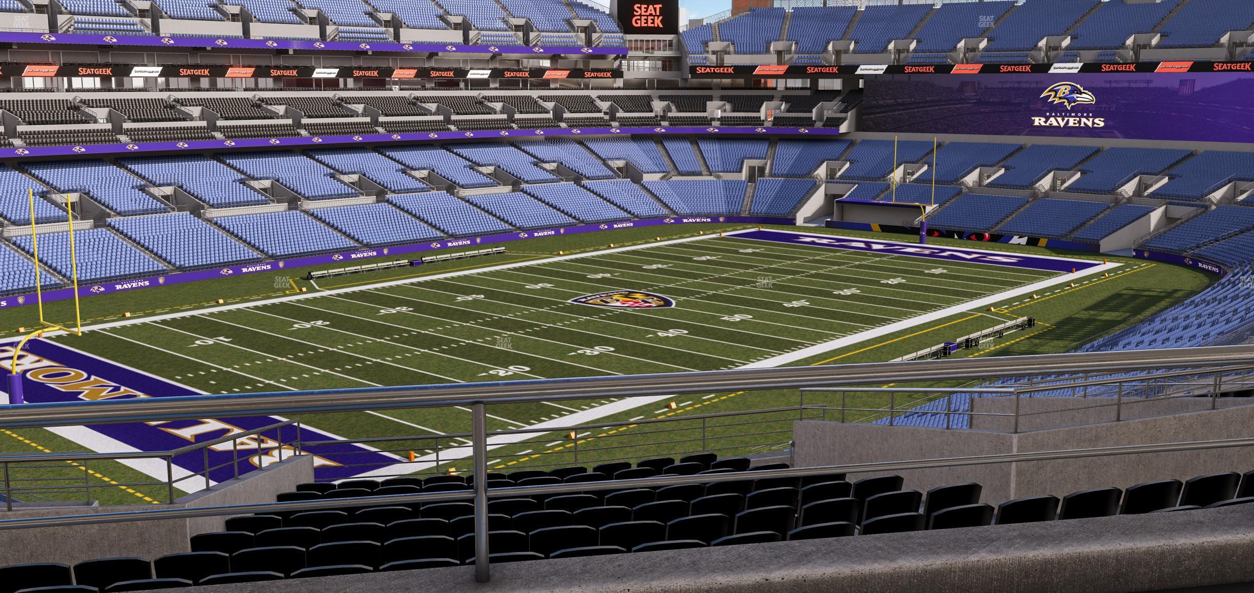 Seating view for M&T Bank Stadium Section Suite 370