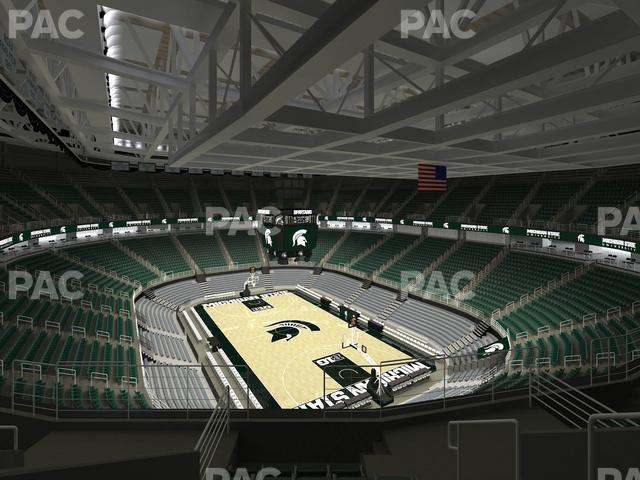 Seating view for Jack Breslin Student Events Center Section 221