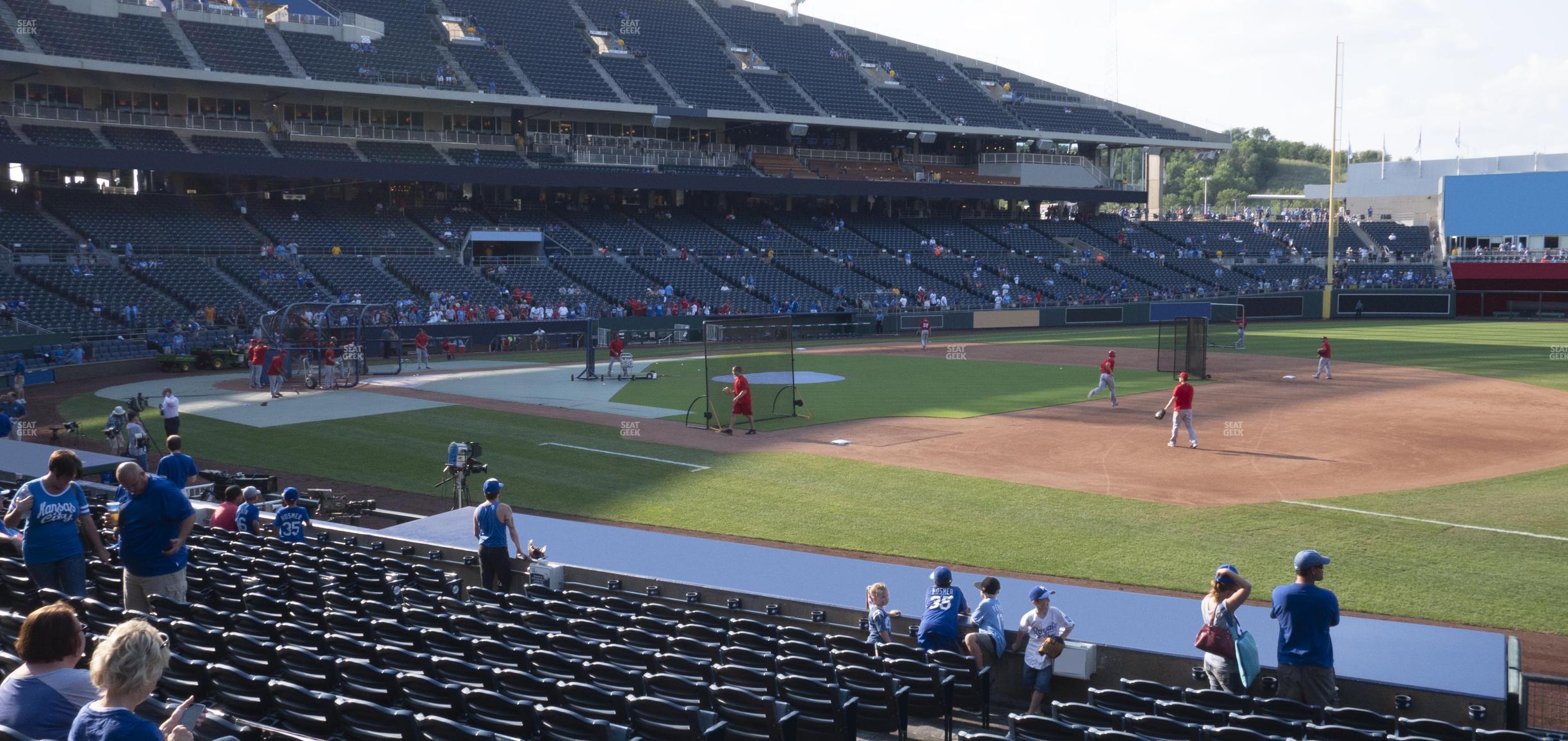 Seating view for Kauffman Stadium Section 139