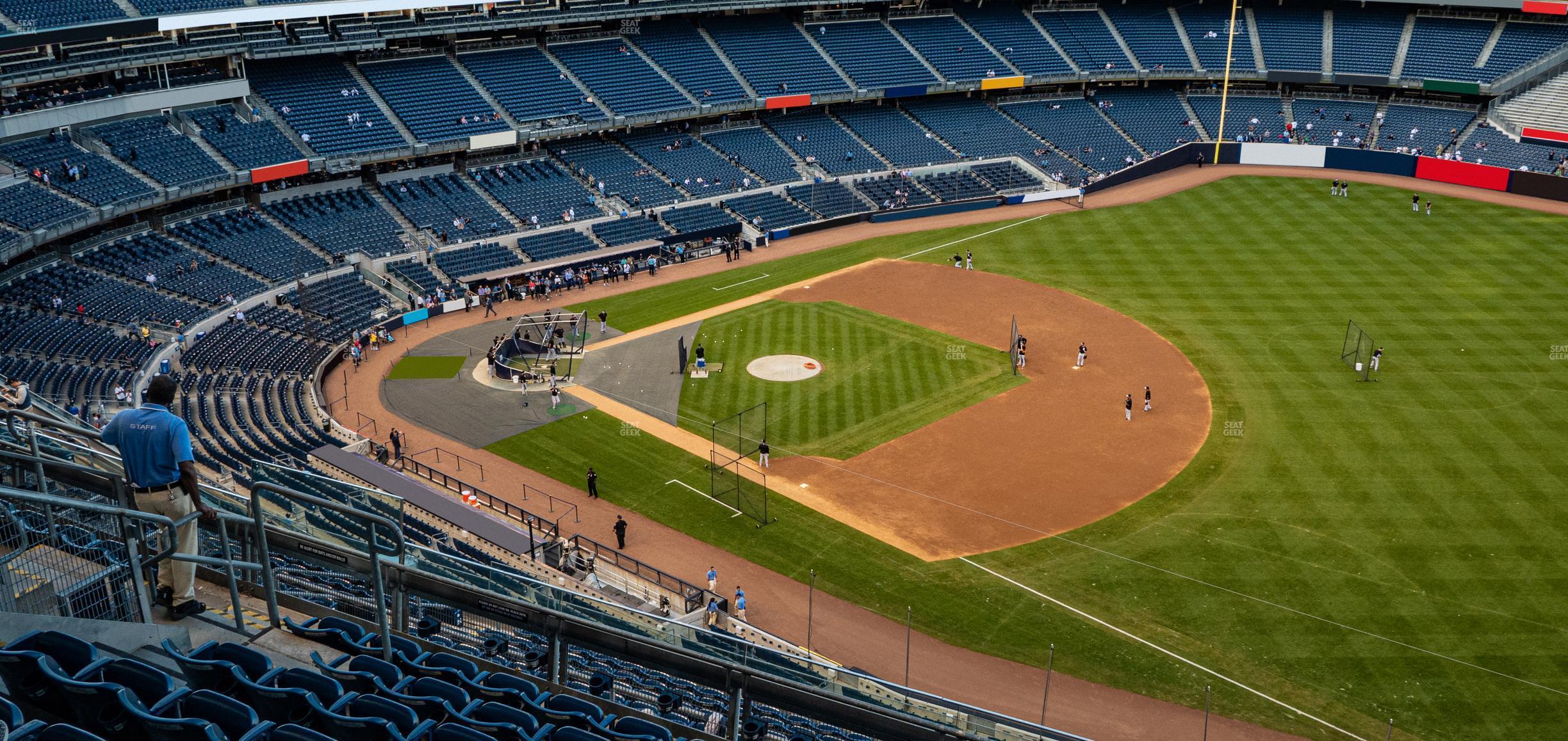 Seating view for Yankee Stadium Section Grandstand Level 412