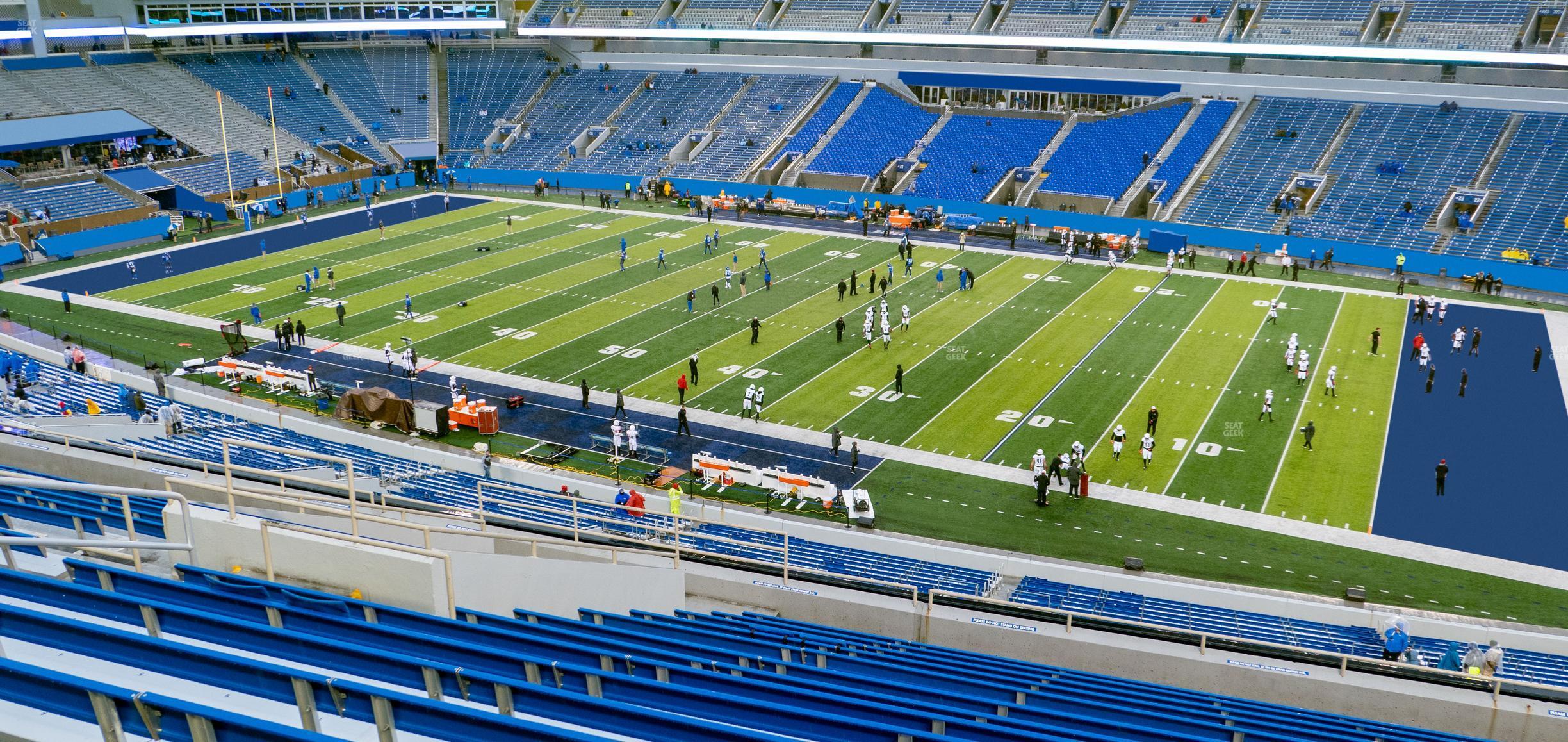 Seating view for Kroger Field Section 209