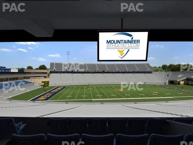 Seating view for Mountaineer Field at Milan Puskar Stadium Section Field Box 51