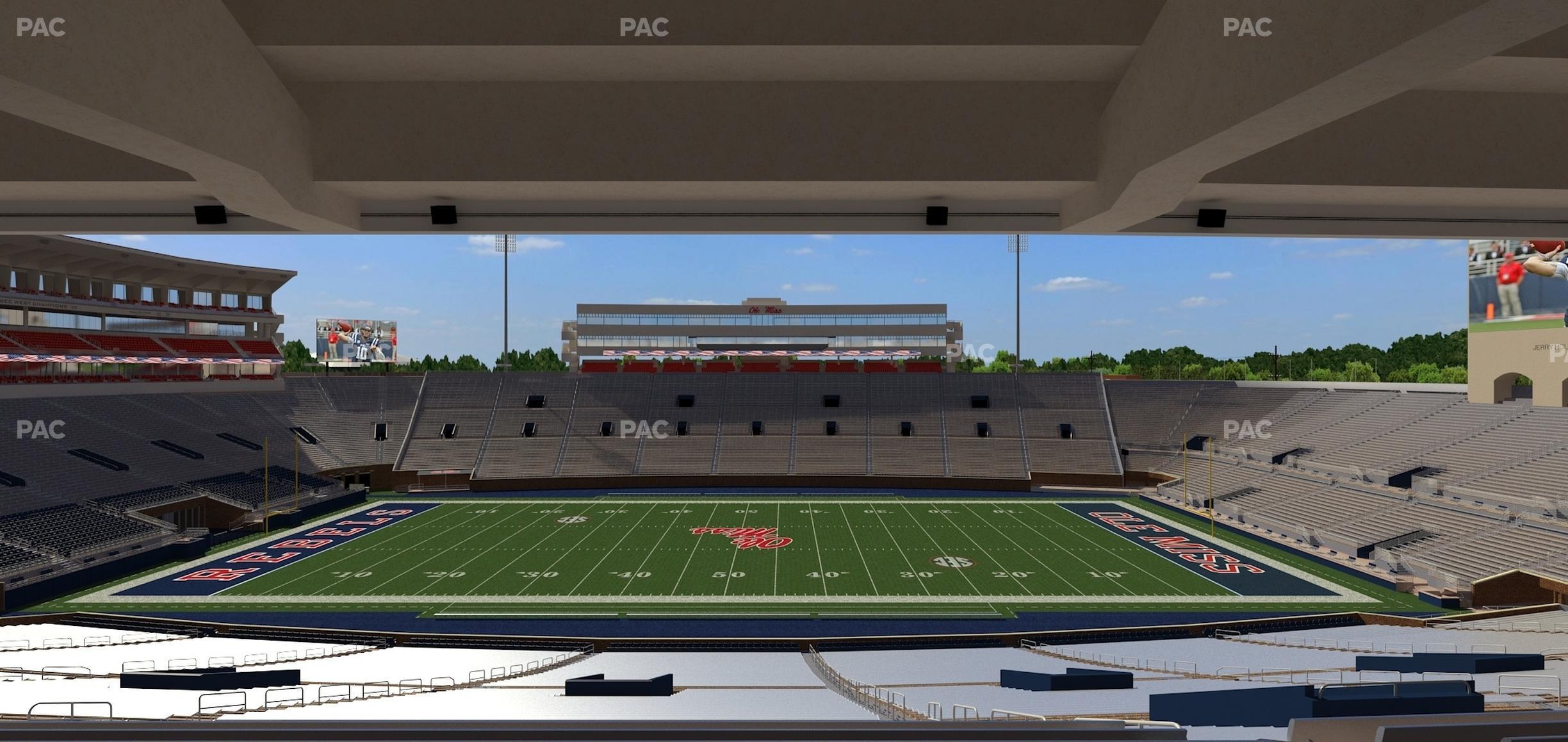 Seating view for Vaught Hemingway Stadium Section O