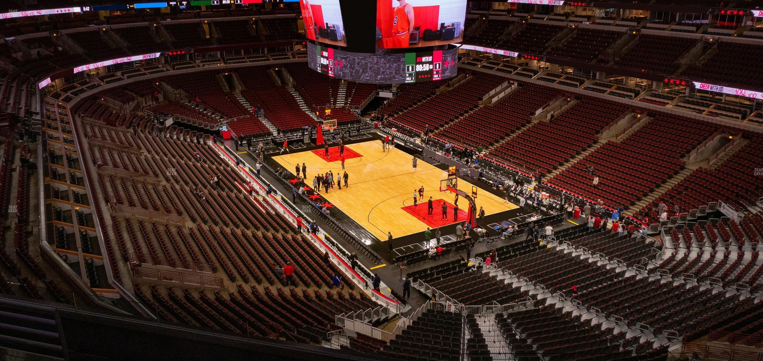 Seating view for United Center Section 312