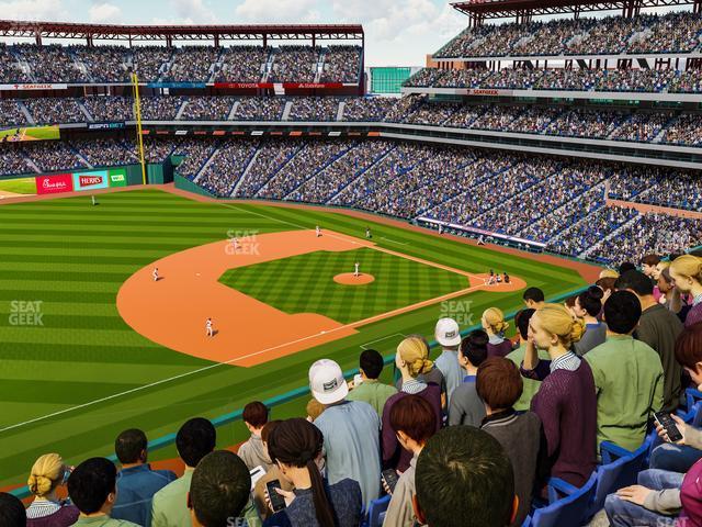 Seating view for Citizens Bank Park Section 329