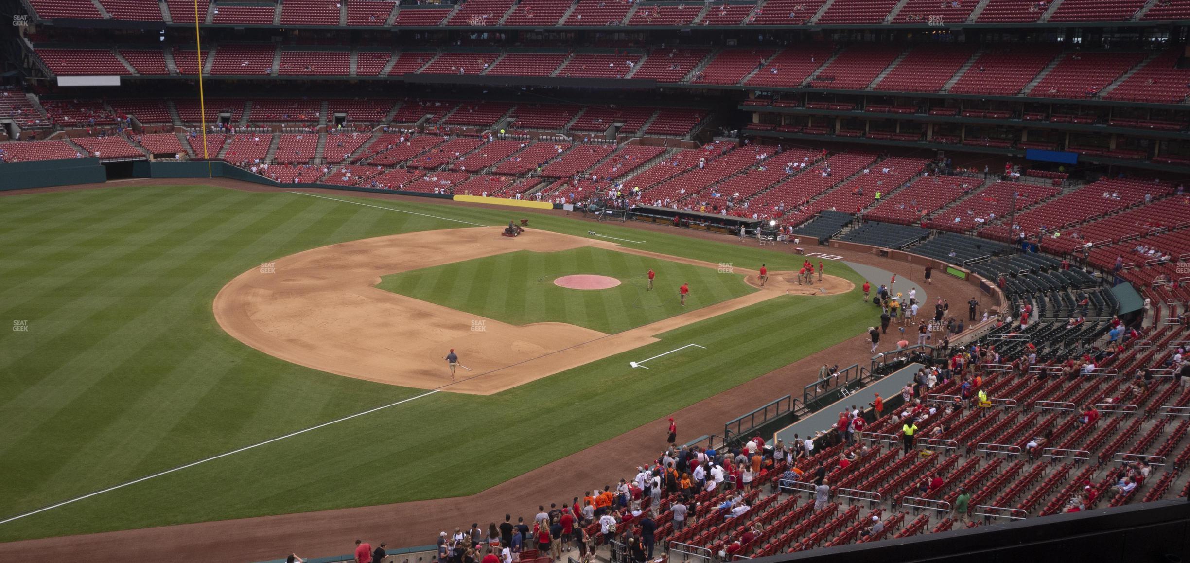 Seating view for Busch Stadium Section Third Base Loge 263