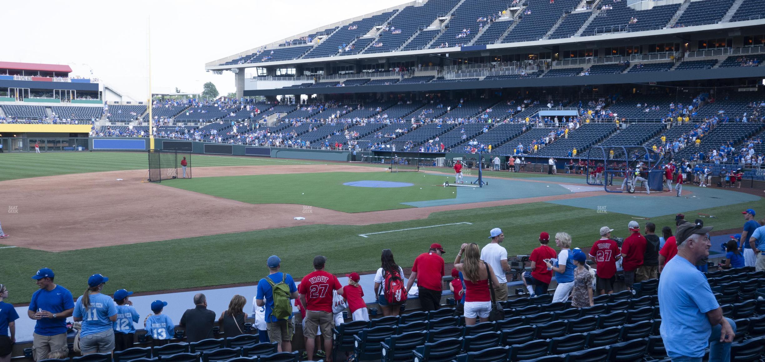 Seating view for Kauffman Stadium Section 117