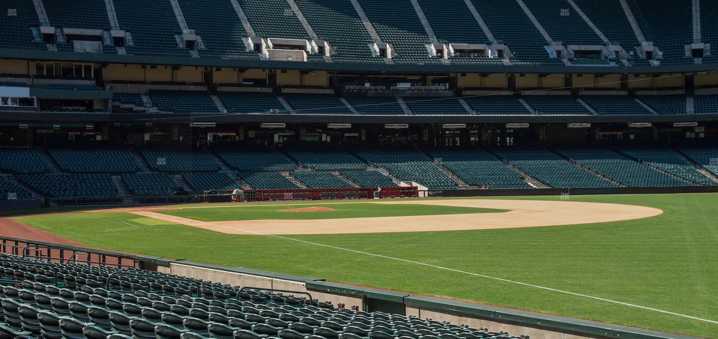 Seating view for Chase Field Section 110