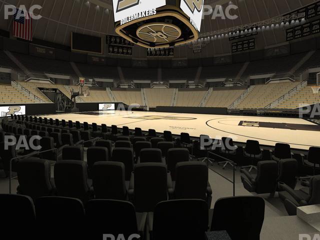 Seating view for Mackey Arena Section Club 8