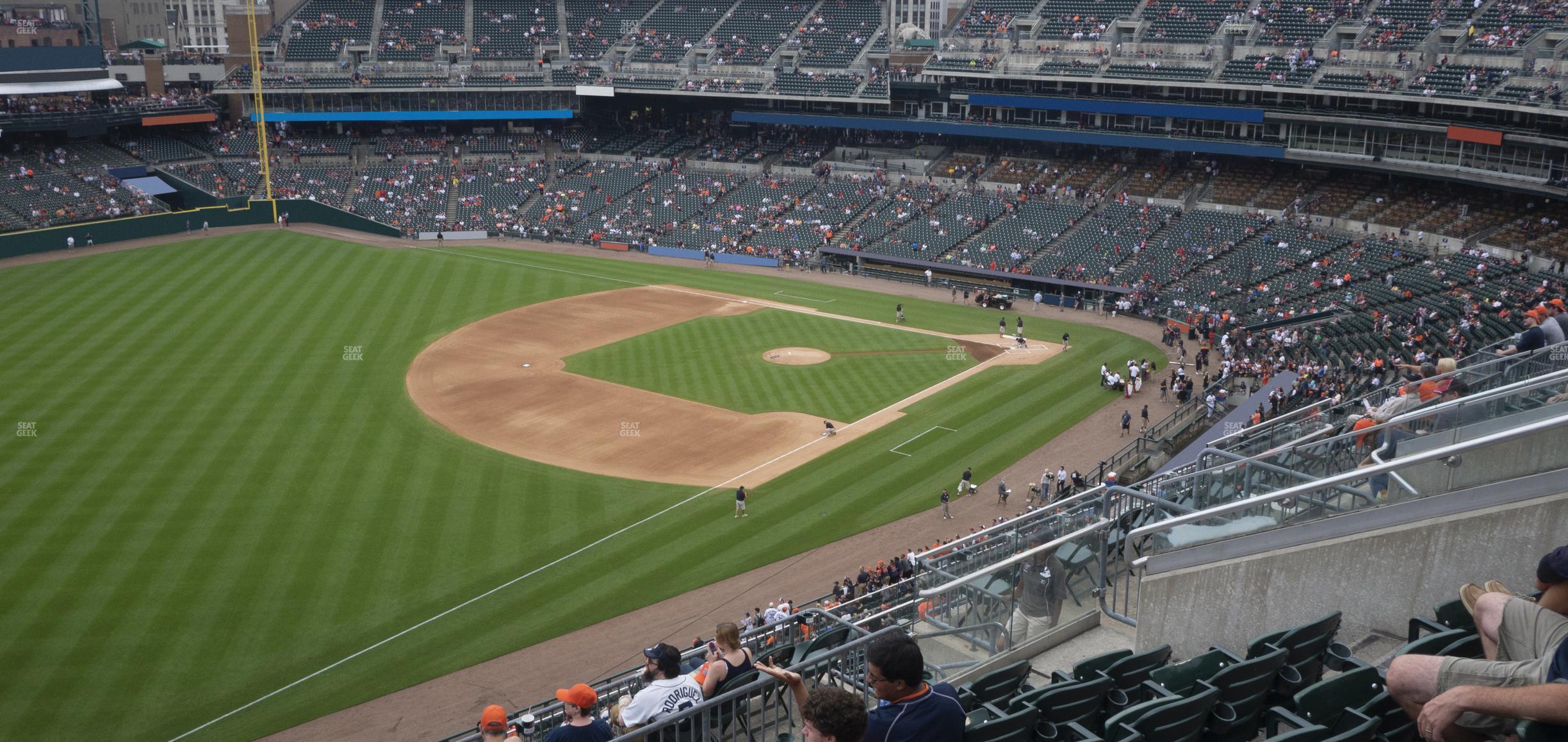 Seating view for Comerica Park Section 340