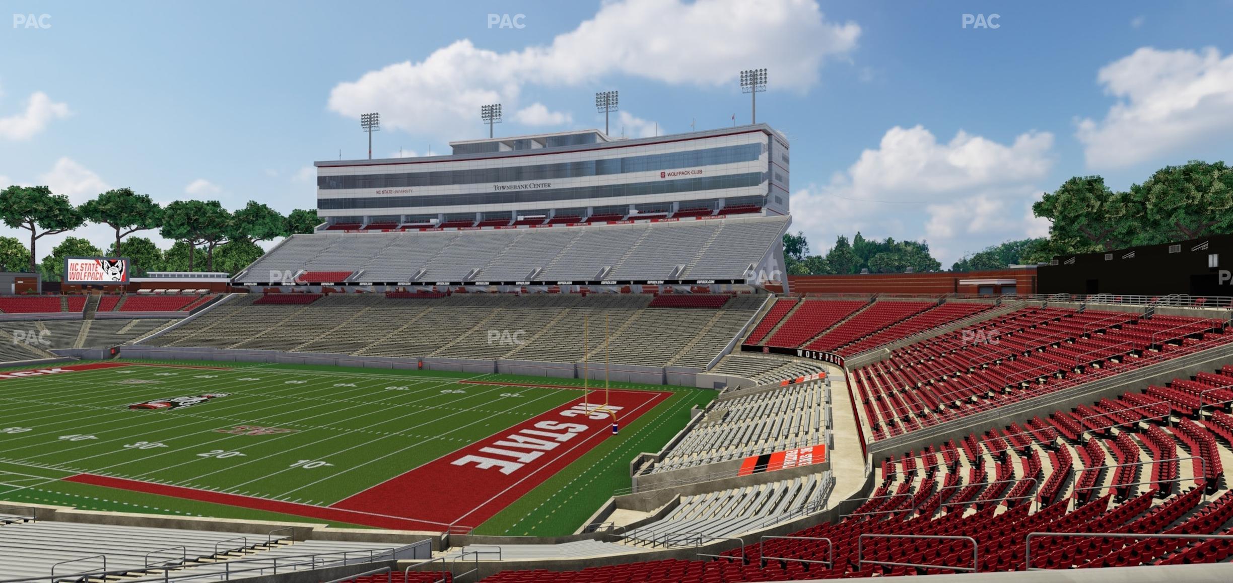 Seating view for Carter-Finley Stadium Section 227