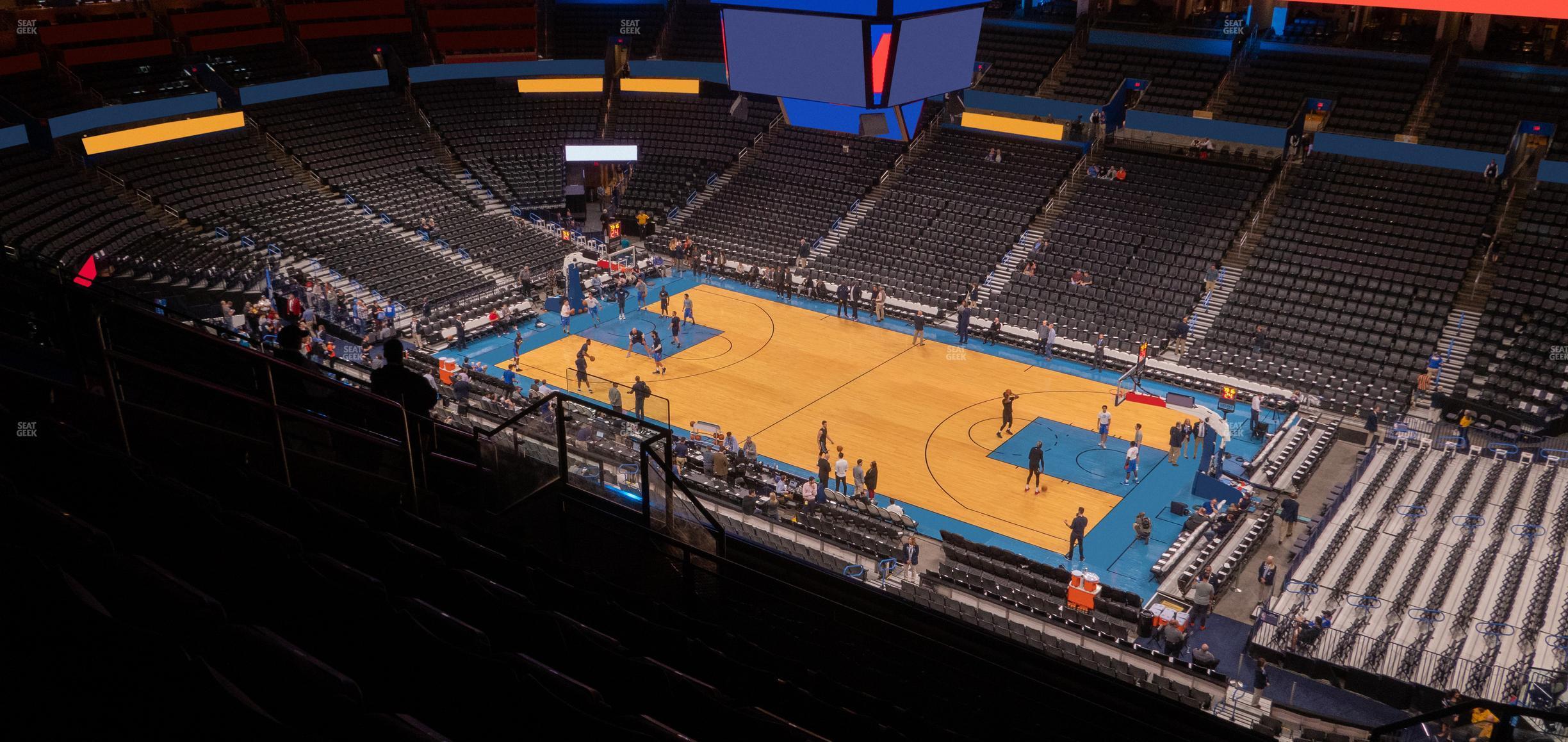 Seating view for Paycom Center Section 321