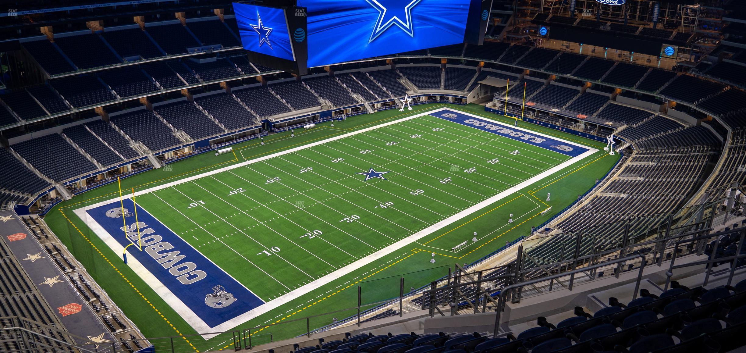 Seating view for AT&T Stadium Section 419