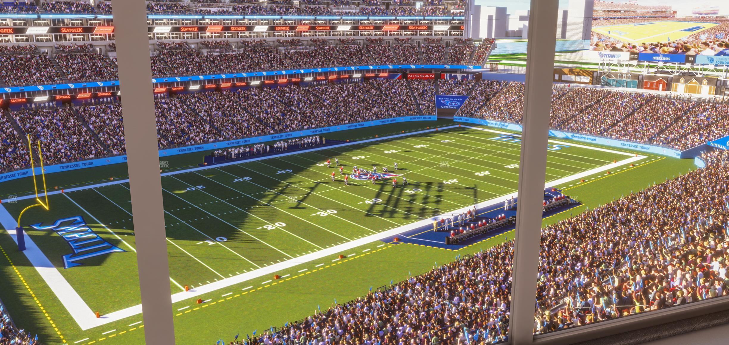 Seating view for Nissan Stadium Section Suite 635 E