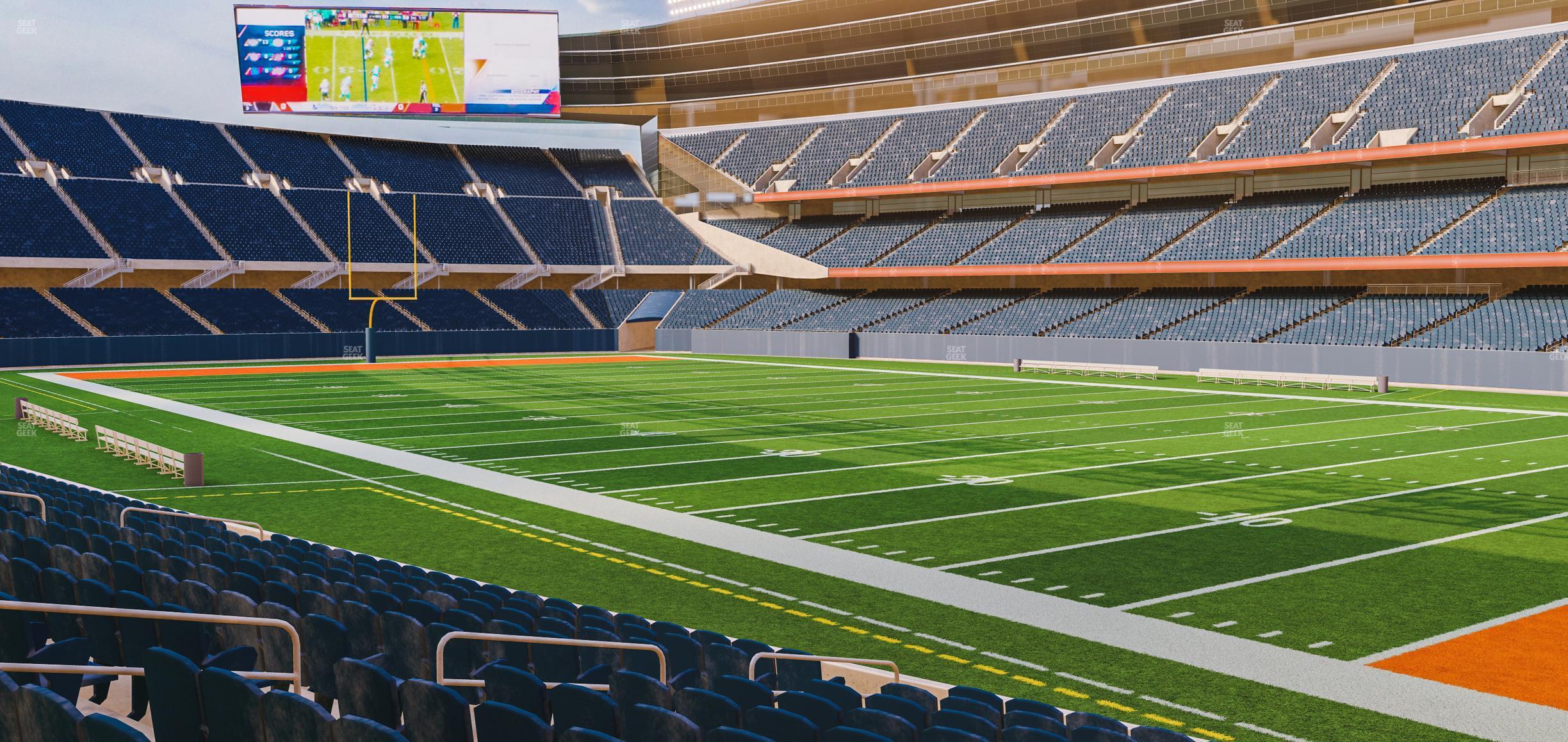 Seating view for Soldier Field Section 130