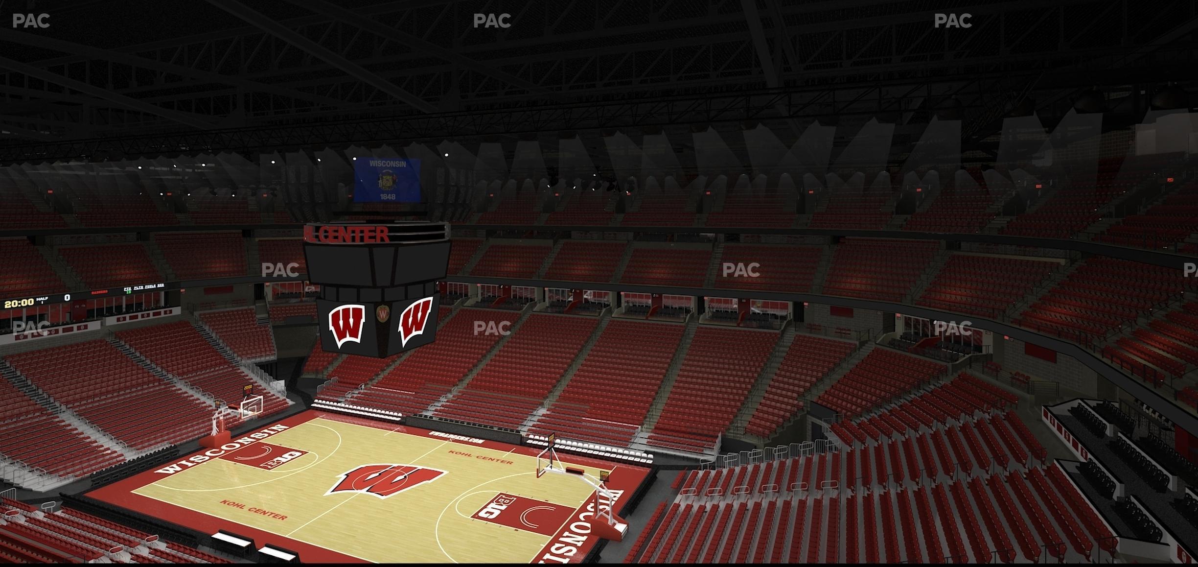 Seating view for Kohl Center Section 305