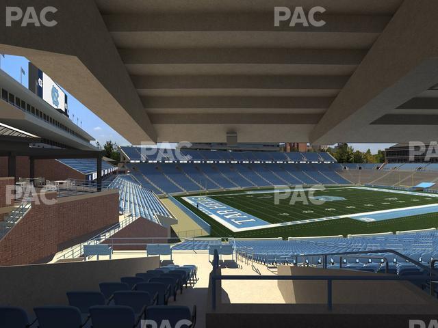 Seating view for Kenan Memorial Stadium Section 100