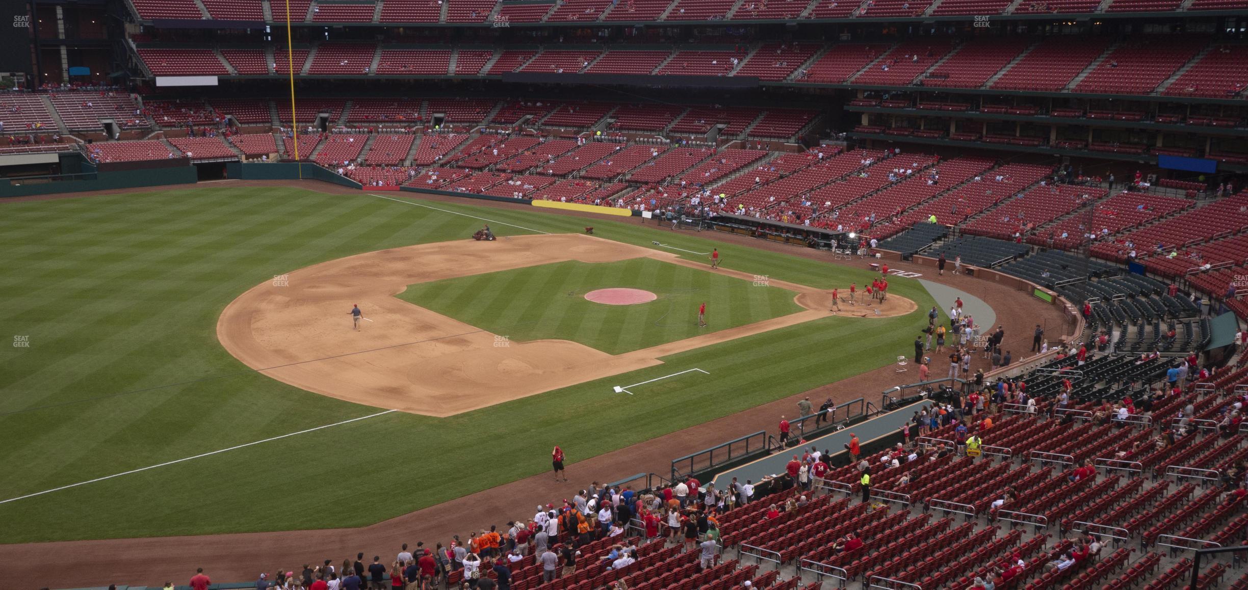 Seating view for Busch Stadium Section Third Base Loge 261