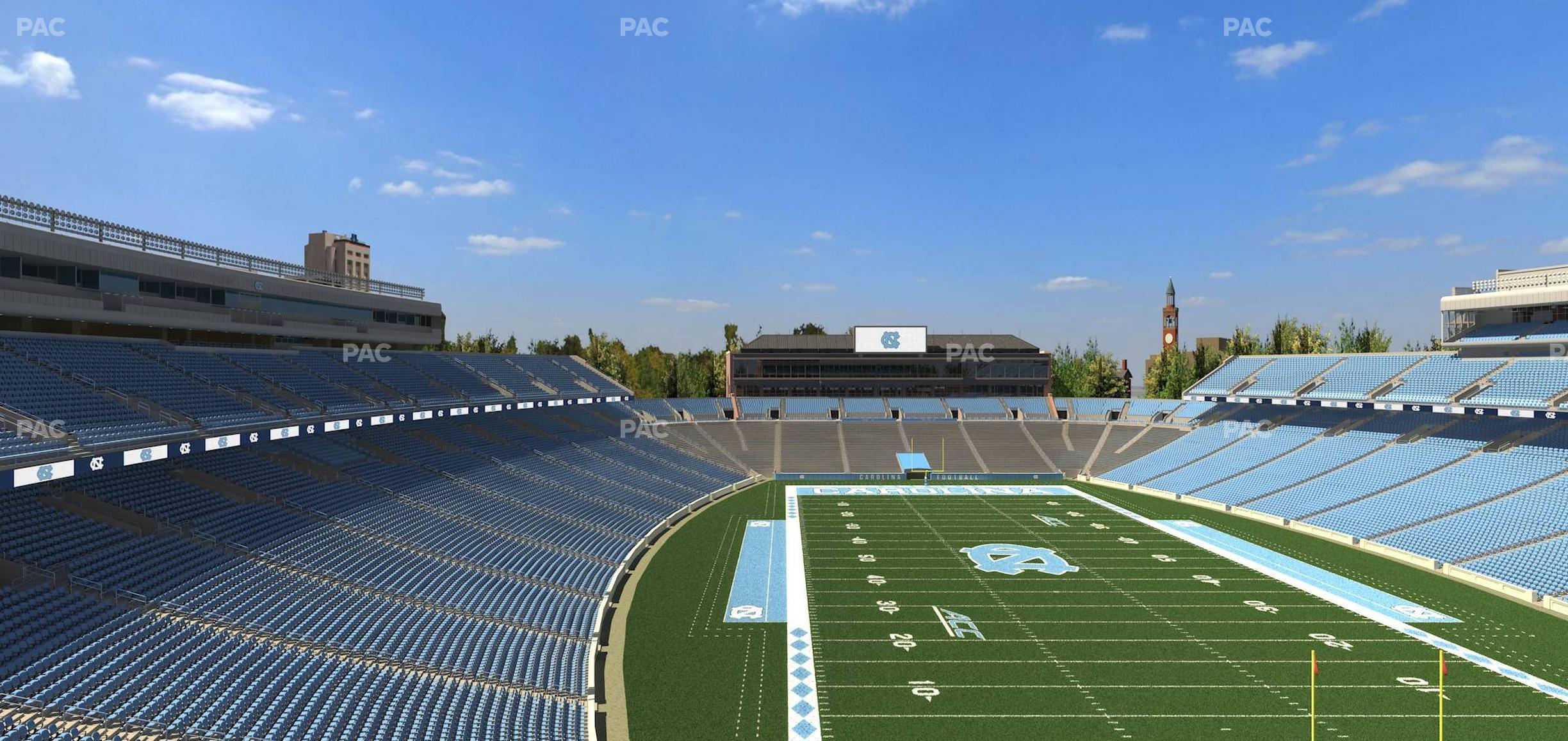 Seating view for Kenan Memorial Stadium Section Suite 3