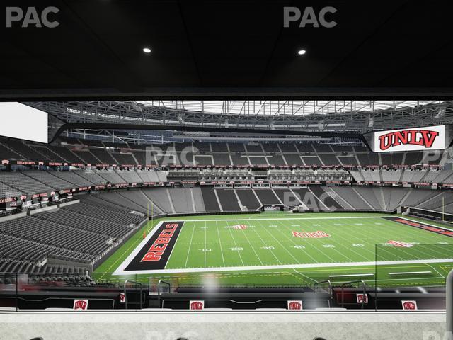 Seating view for Allegiant Stadium Section East Suite 2025