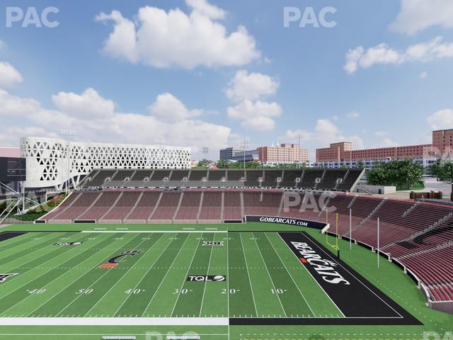 Seating view for Nippert Stadium Section Premium Club 354