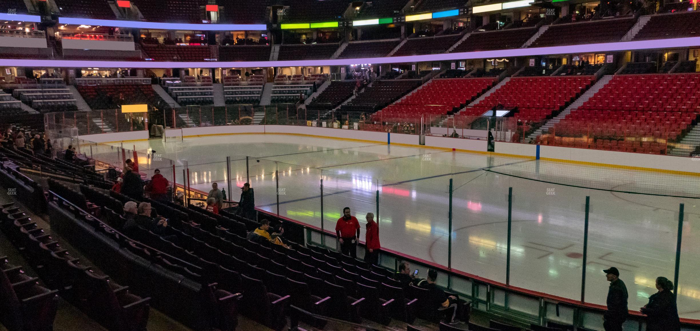 Seating view for Canadian Tire Centre Section 103