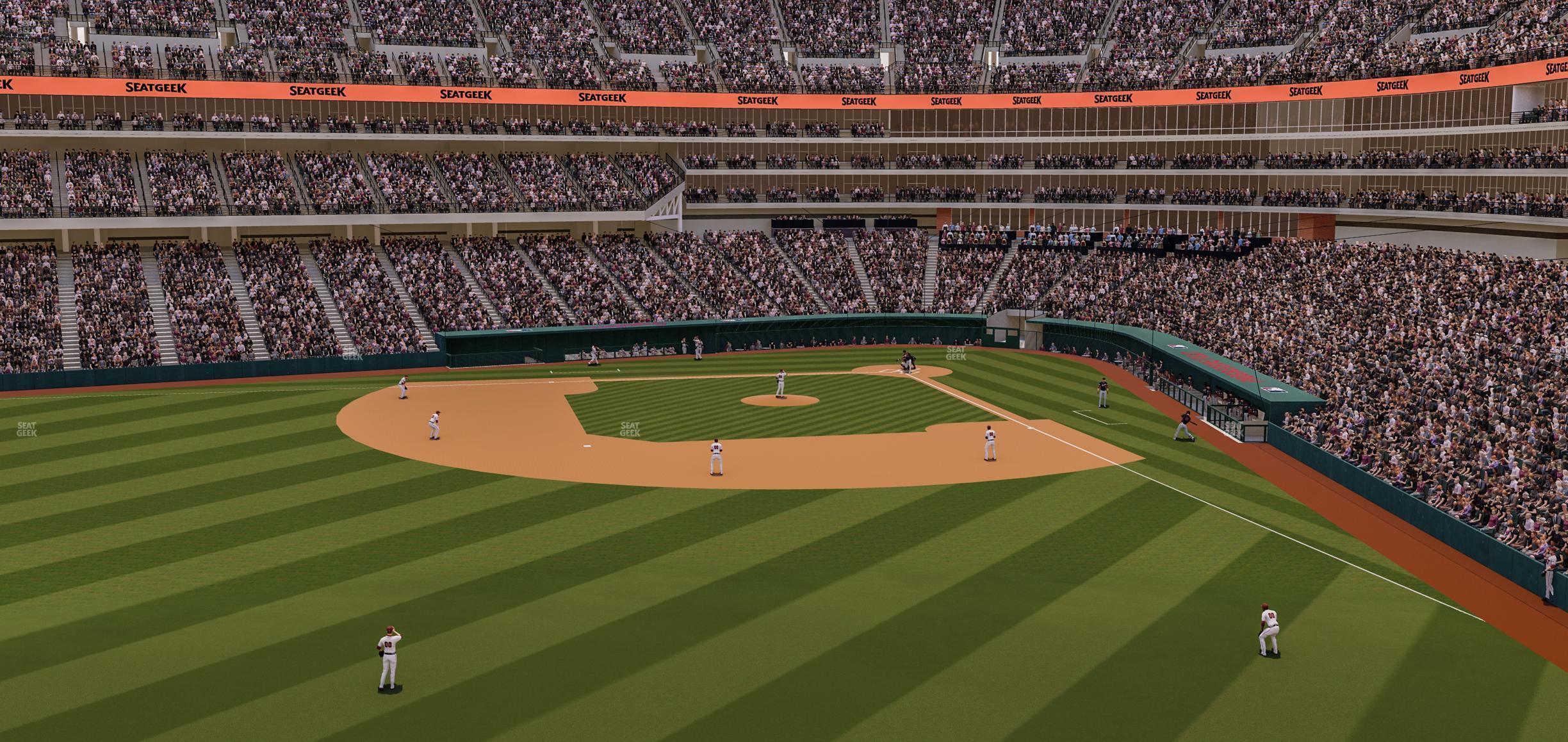 Seating view for Progressive Field Section 181