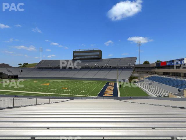 Seating view for Mountaineer Field at Milan Puskar Stadium Section 109