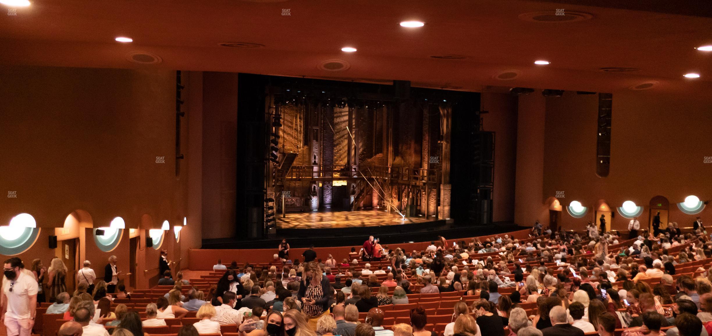 Seating view for ASU Gammage Auditorium Section Back Hc 1