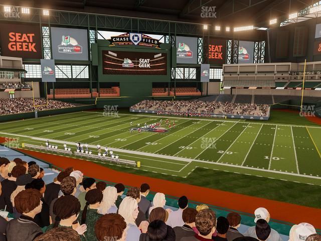 Seating view for Chase Field Section 211