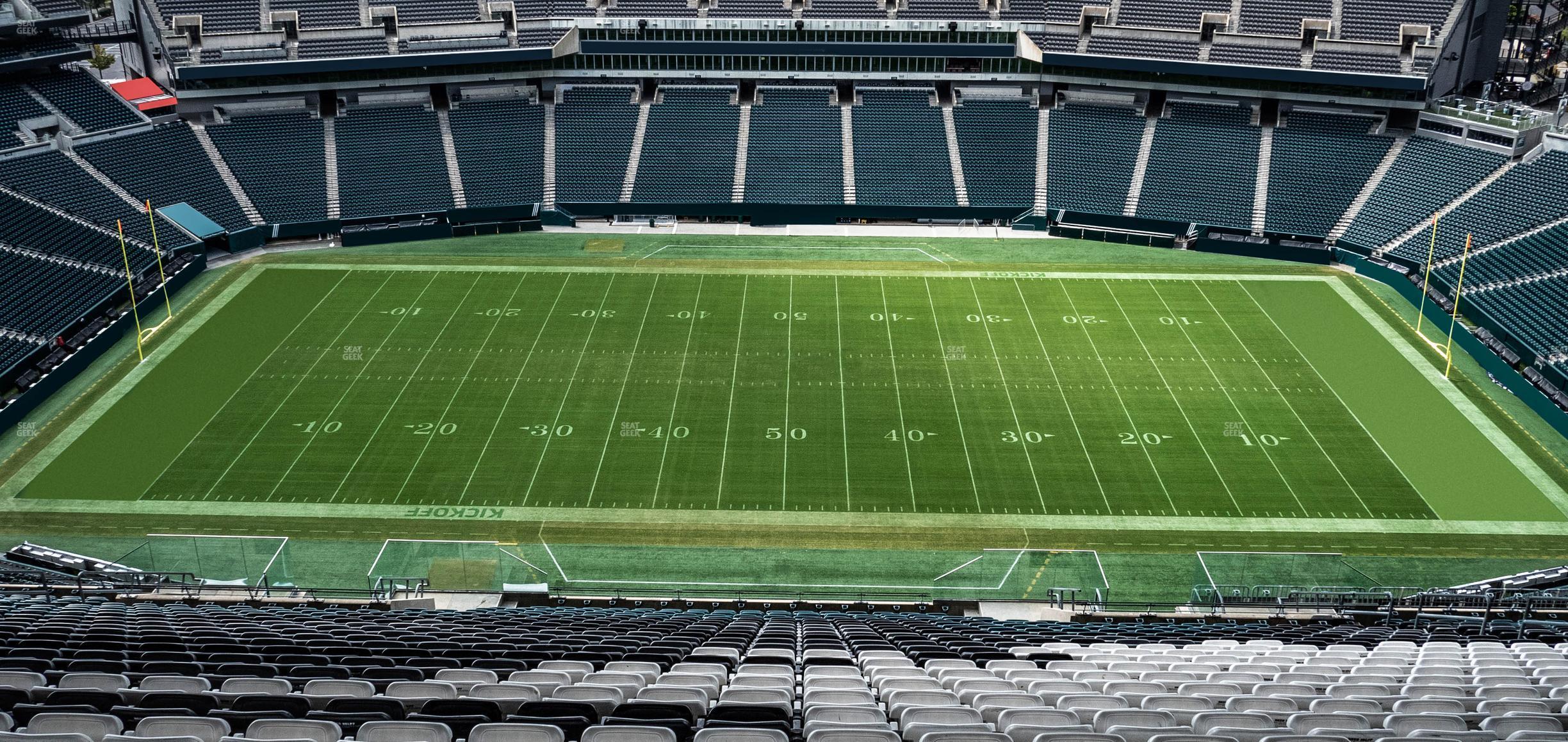 Seating view for Lincoln Financial Field Section 225