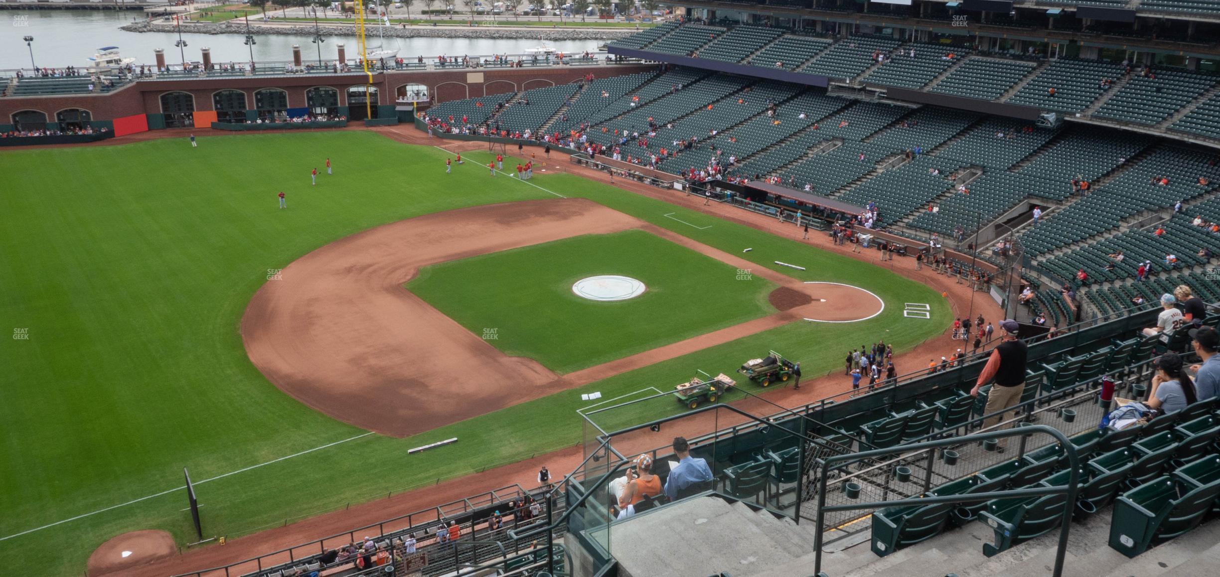 Seating view for Oracle Park Section View Reserved 326