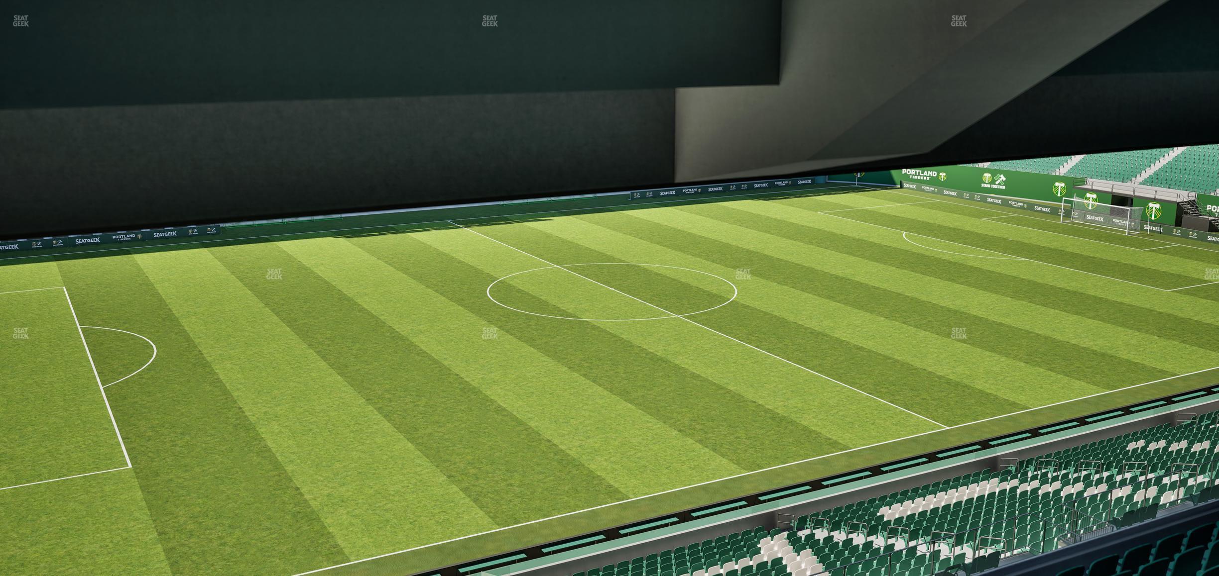 Seating view for Providence Park Section Tanner Ridge 2