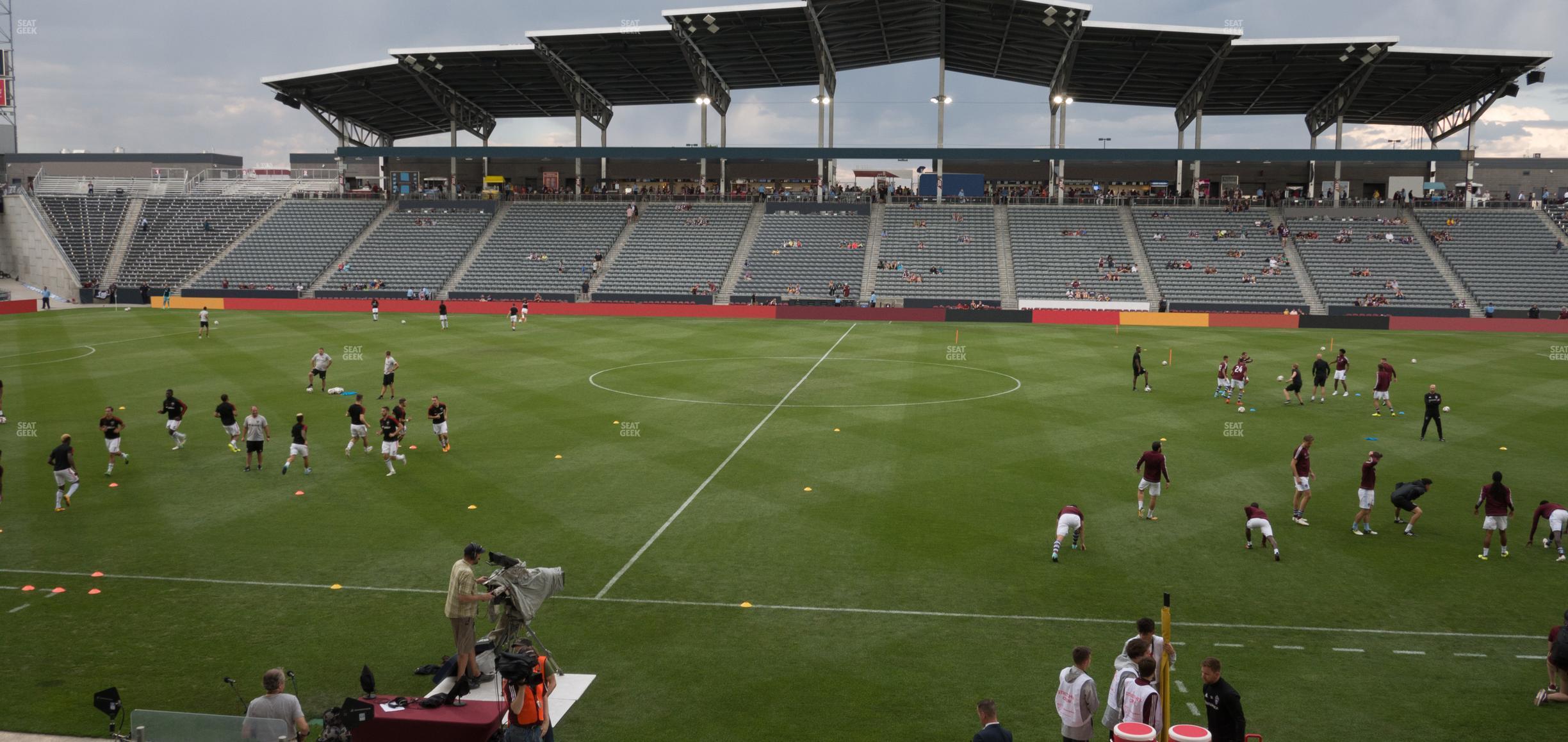 Seating view for Dick's Sporting Goods Park Section 128