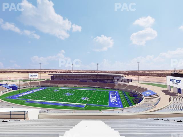 Seating view for Falcon Stadium Section U 4