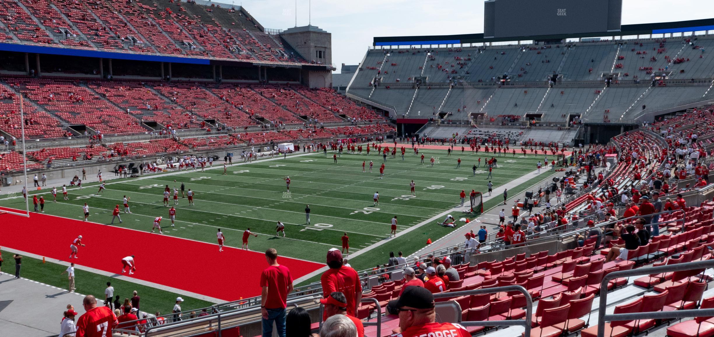 Seating view for Ohio Stadium Section 9 A