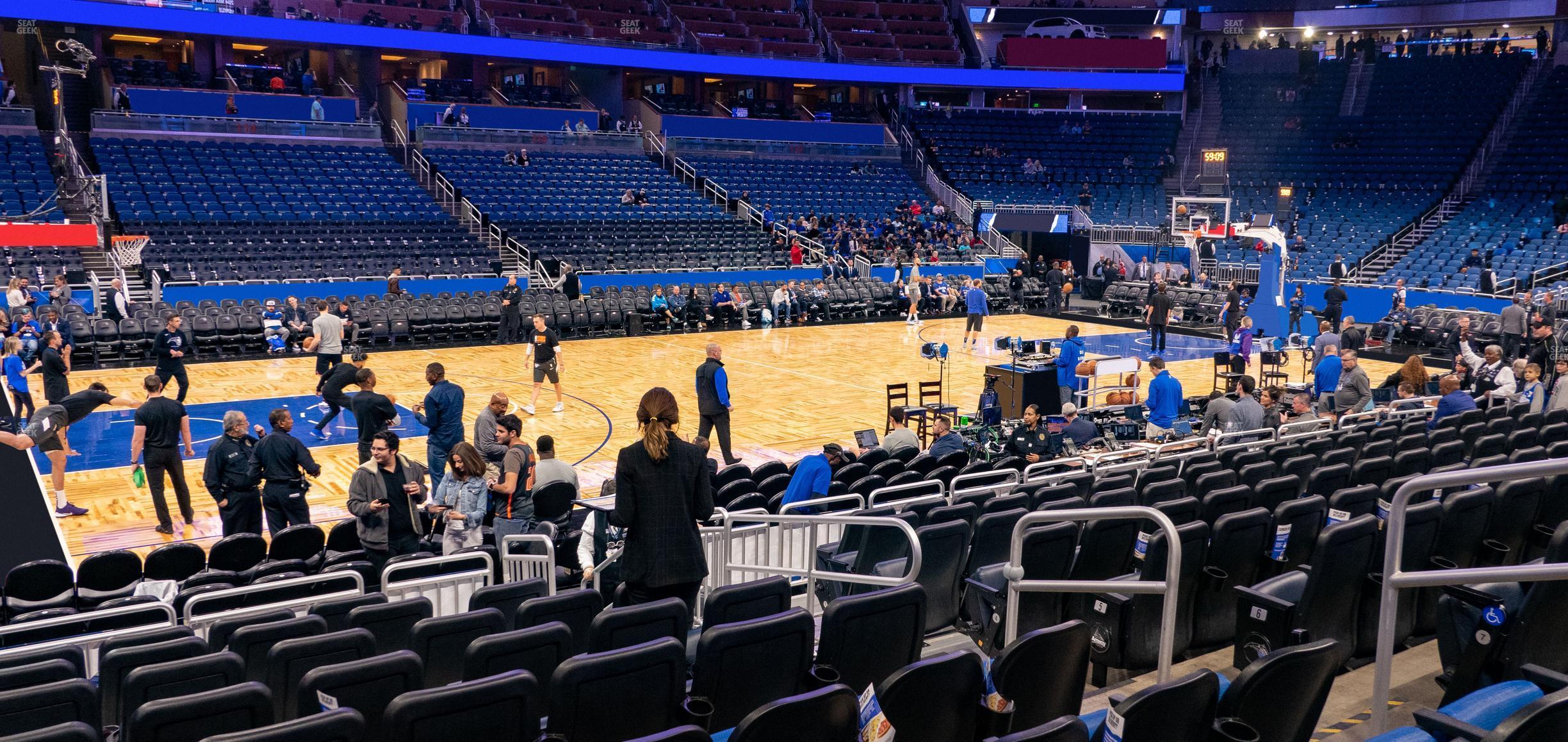 Seating view for Kia Center Section 107