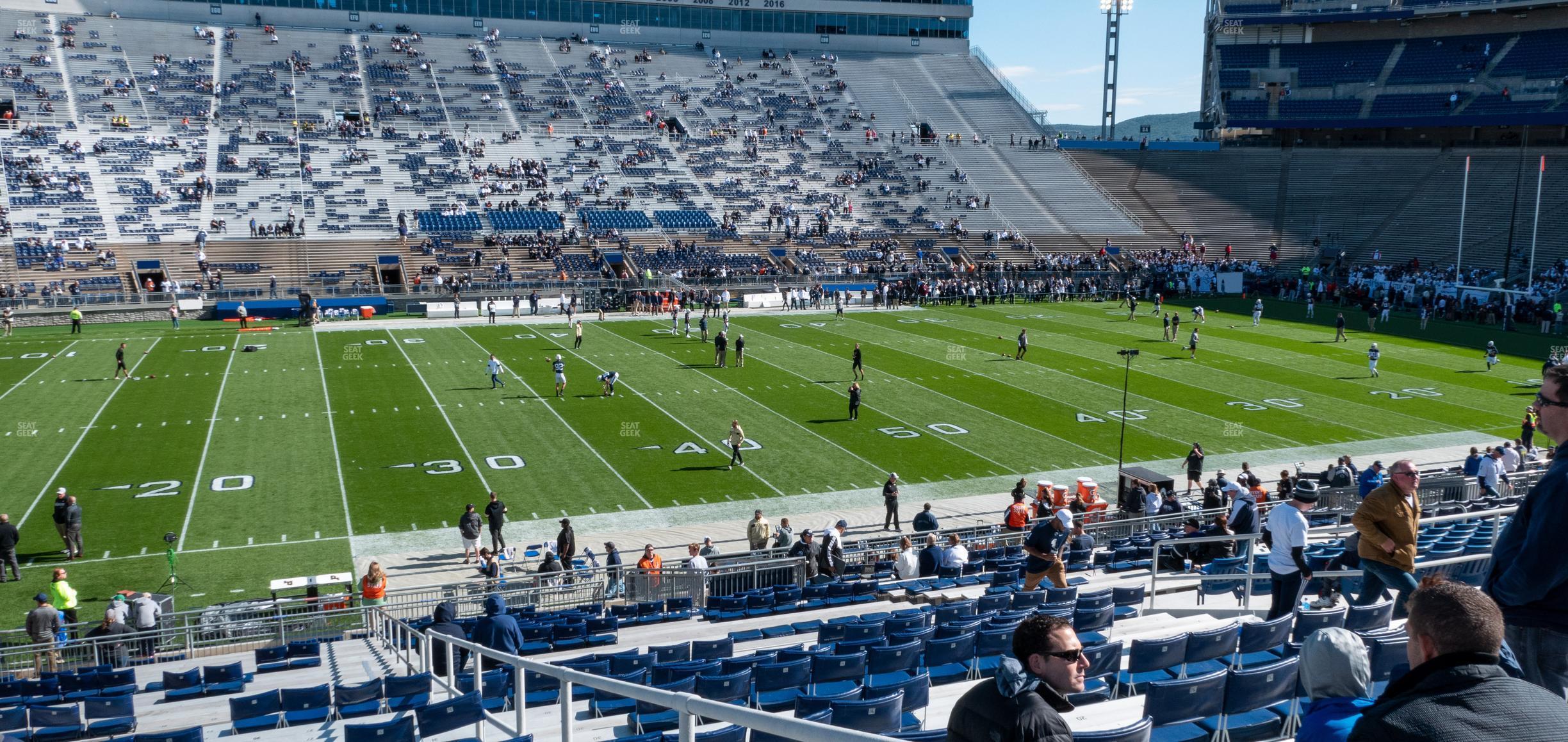 Seating view for Beaver Stadium Section West G