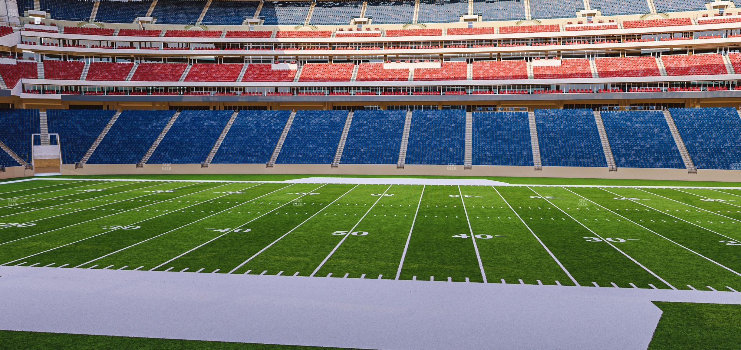 Seating view for NRG Stadium Section 126