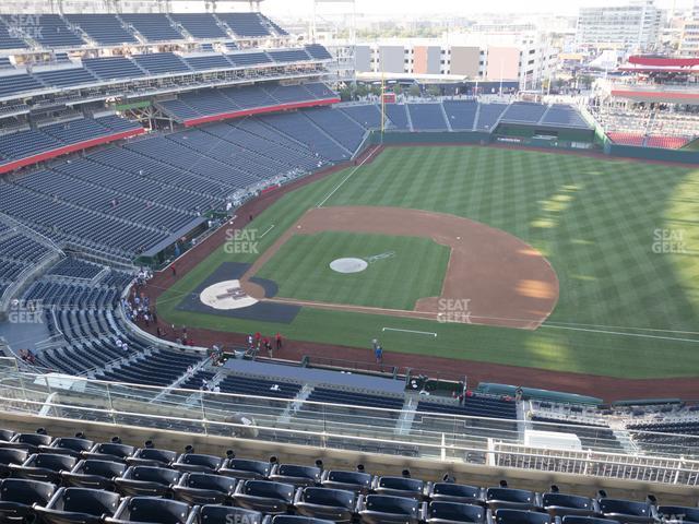 Seating view for Nationals Park Section 419