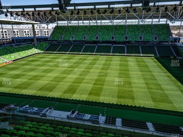 Seating view for Q2 Stadium Section Porch Loge 12