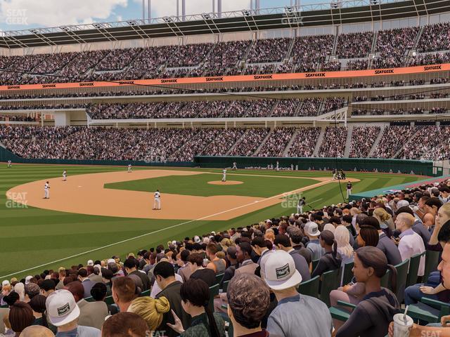 Seating view for Progressive Field Section 171