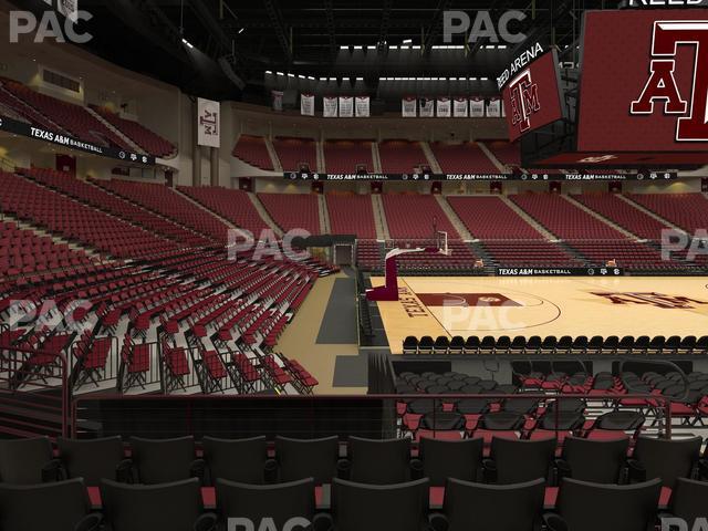 Seating view for Reed Arena Section 107