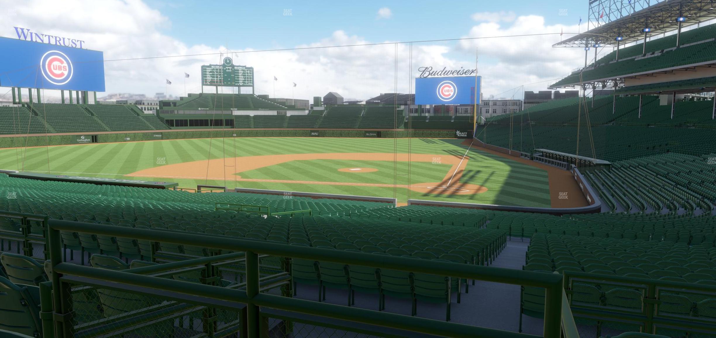 Seating view for Wrigley Field Section 214