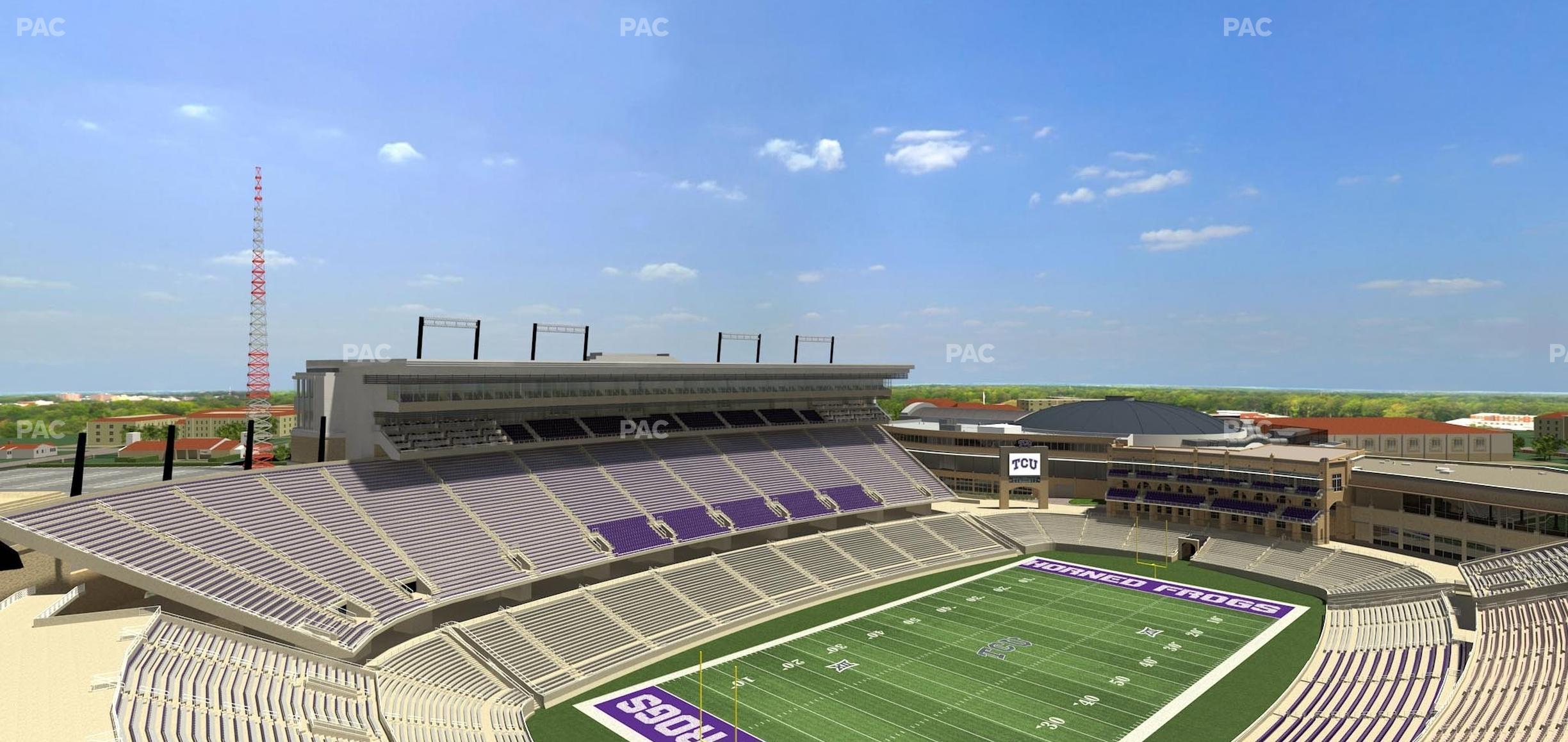 Seating view for Amon G Carter Stadium Section 415