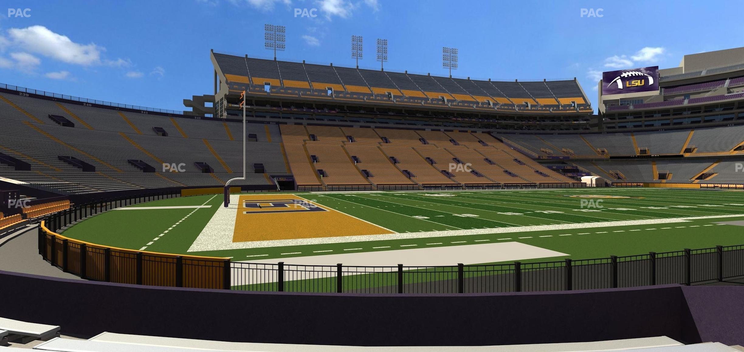 Seating view for Tiger Stadium Section 201