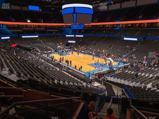 Seating view for Paycom Center Section 204