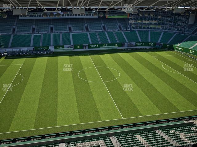 Seating view for Providence Park Section East Vista 4